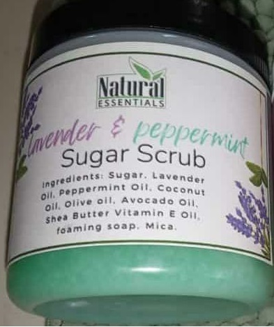 Lavender & peppermint Sugar Scrub